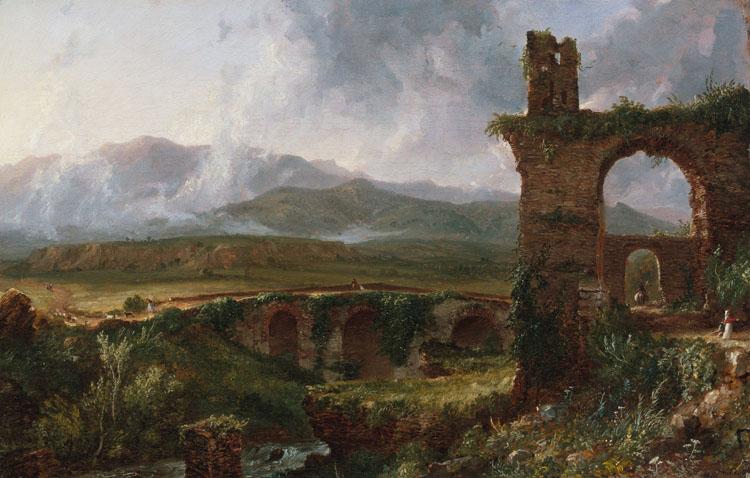 Thomas Cole A View near Tivoli (Morning) (mk13) oil painting image